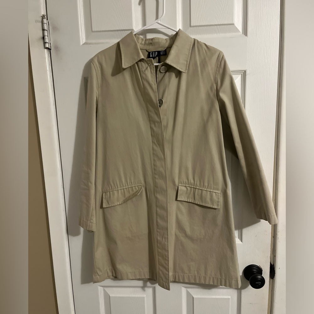 Gap Tan/ Khaki Coat - Size Small
